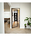 Stalen Binnendeur - Brons - 3 Vlaks - Helder glas *