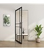 OUTLET: Stalen taatsdeur 242,0 x 88,4 - 6 Vlaks luxe design - Helder glas