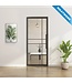 OUTLET: Stalen taatsdeur 242,0 x 88,4 - 6 Vlaks luxe design - Helder glas