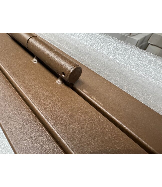 OUTLET: Stalen Binnendeur - Brons - 6 Vlaks - Helder glas - Luxe design