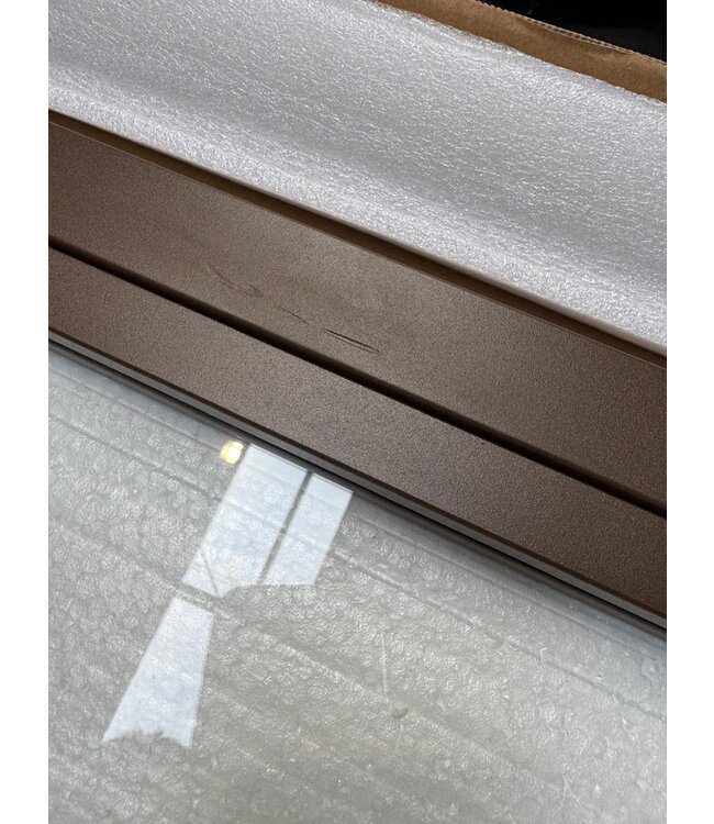 OUTLET: Stalen taatsdeur 211,5 x 83 - 6 Vlaks luxe design - Helder glas
