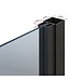 OUTLET: Stalen taatsdeur - Zwart - 6 Vlaks - Rook glas - Luxe design
