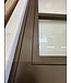 OUTLET: Stalen Binnendeur - Brons - 6 Vlaks Luxe design - Helder glas