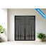 Dubbele stalen Binnendeur - Zwart - 4 Vlaks rond - Maatwerk - Rook glas