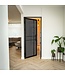 Stalen Binnendeur - Zwart - 6 Vlaks - Rook glas - Luxe design