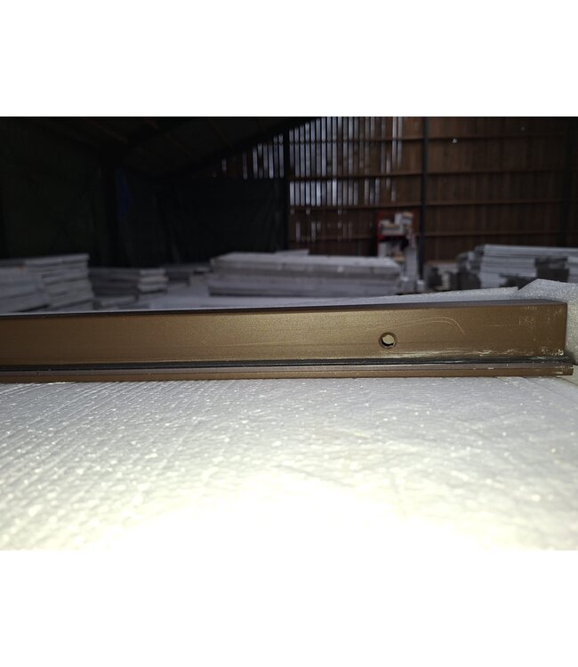 OUTLET: StalOUTLET: Stalen Binnendeur - Brons - 6 Vlaks - 231,5 x 93- Helder glas - Luxe design en Binnendeur - Brons - 3 Vlaks - 231,5 x 93- Helder glas - Luxe design  - Copy