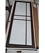 OUTLET: StalOUTLET: Stalen Binnendeur - Brons - 6 Vlaks - 231,5 x 93- Helder glas - Luxe design en Binnendeur - Brons - 3 Vlaks - 231,5 x 93- Helder glas - Luxe design  - Copy