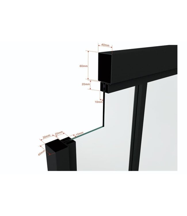 Dubbele stalen taatsdeur met glaspanelen - Wit - 5 Vlaks rond - Helder glas