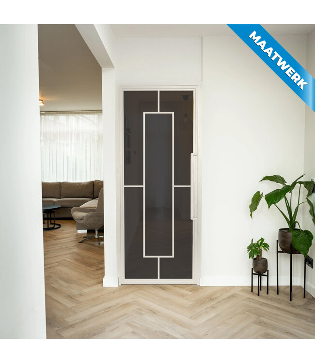 Stalen Binnendeur - Wit - 5 Vlaks - Maatwerk - Helder glas