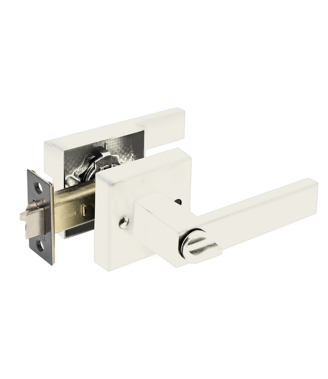 Stalen Binnendeur - 6 Vlaks - Maatwerk - Wit - Helder glas - Met slot