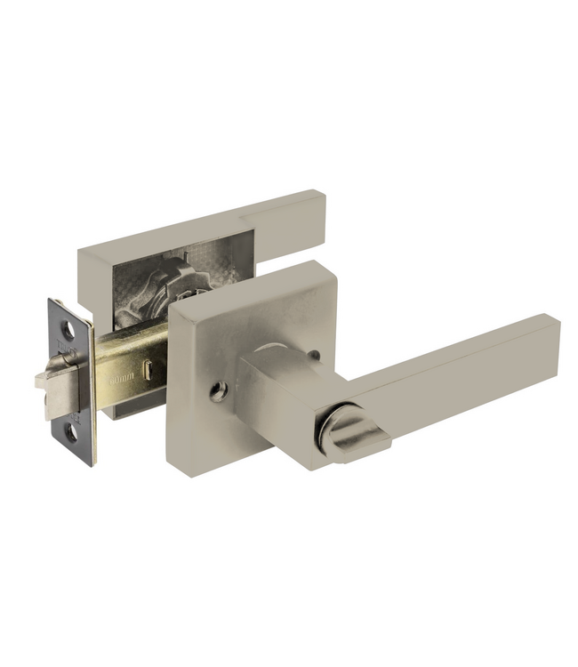 Stalen Binnendeur - Kiezelgrijs - 4 Vlaks - Maatwerk - Rook glas - Met slot