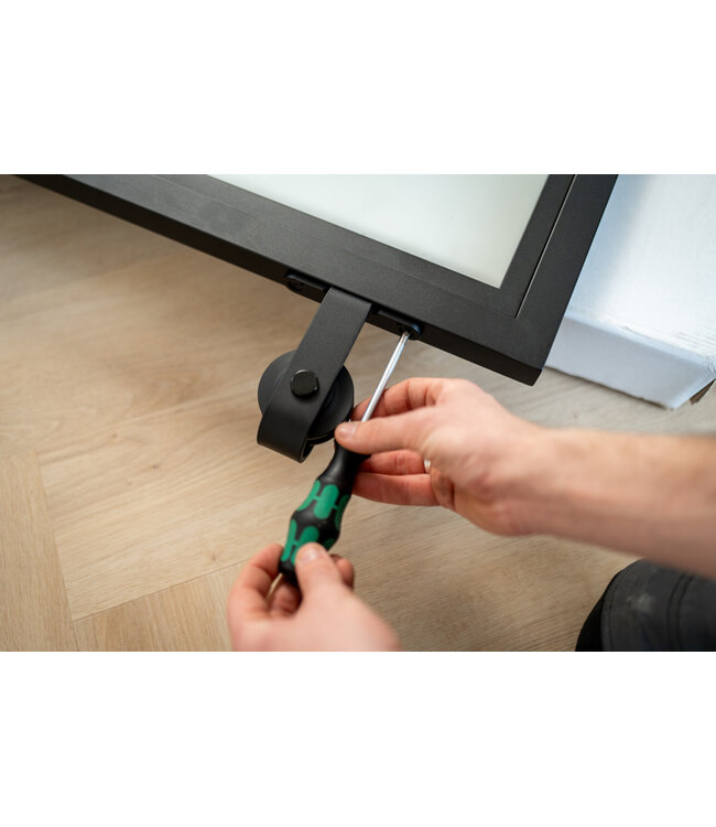 Schuifdeur rollerset - Bovenop - Brons