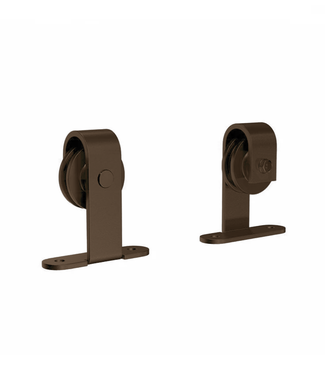 Schuifdeur rollerset - Bovenop - Brons