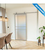 Stalen Schuifdeur - Kiezelgrijs - 6 Vlaks - Maatwerk - Matglas - Luxe design