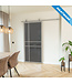 Stalen Schuifdeur - Kiezelgrijs - 6 Vlaks - Maatwerk - Matglas - Luxe design