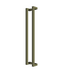 Stalen Binnendeur - Olijfgroen - 6 Vlaks - Kathedraalglas - Luxe design