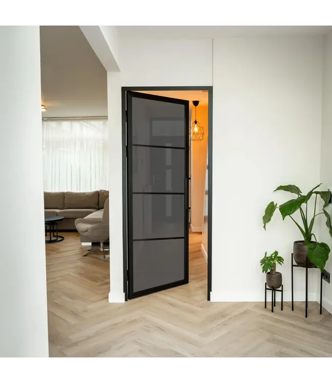Stalen Binnendeur - 4 Vlaks - Maatwerk - Kanaalglas