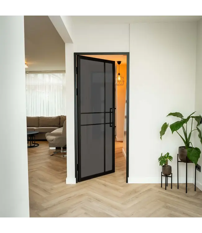 Stalen Binnendeur - 6 Vlaks - Maatwerk - Kanaalglas - Luxe design