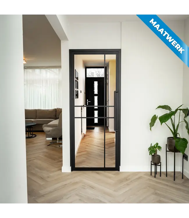 Stalen Binnendeur - 6 Vlaks - Maatwerk - Kanaalglas - Luxe design