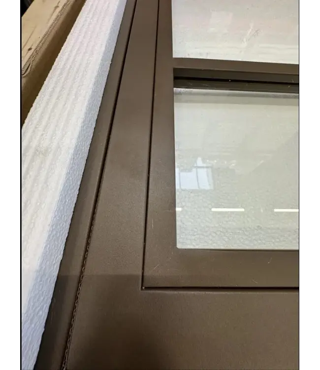 Stalen Binnendeur - Brons - 6 Vlaks - Maatwerk - Kathedraalglas - Luxe design