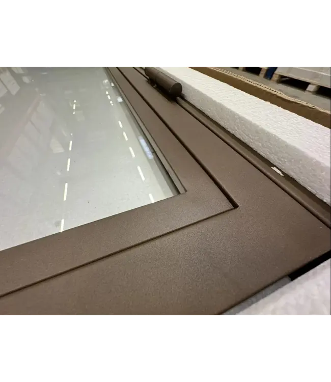 Stalen Binnendeur - Brons - 6 Vlaks - Maatwerk - Kanaalglas - Luxe design