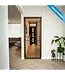Stalen Binnendeur - Brons - 6 Vlaks - Maatwerk - Kanaalglas - Luxe design