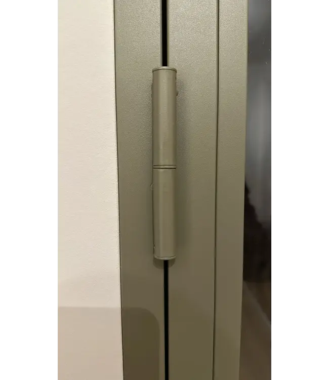 Stalen Binnendeur - Olijfgroen - 6 Vlaks - Maatwerk - Kanaalglas - Luxe design