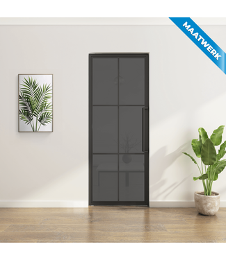 Stalen Taatsdeur - Maatwerk - 6 Vlaks - Rookglas