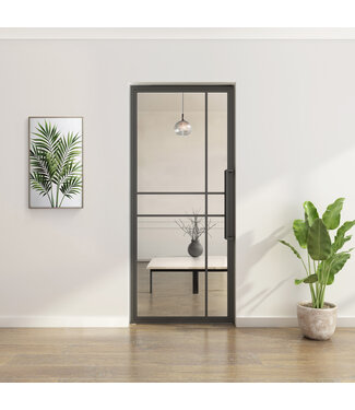 Stalen Taatsdeur -Zwart - 6 Vlaks - Moderne look - Luxe design