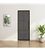 Stalen taatsdeur - Brons - 6 Vlaks - Rookglas