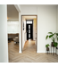 OUTLET: Stalen Binnendeur - Brons - 6 Vlaks Luxe design - kozijnmaat 2380x1019mm - Brons rookglas
