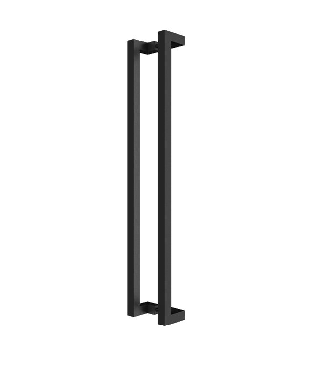OUTLET: Stalen inzetdeur - Zwart - 6 Vlaks - 2020x777mm - Helder Glas - Luxe design - Linksdraaiend