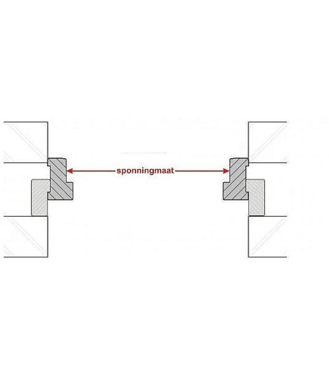 OUTLET: Stalen inzetdeur - Zwart - 6 Vlaks - 2020x777mm - Helder Glas - Luxe design - Linksdraaiend
