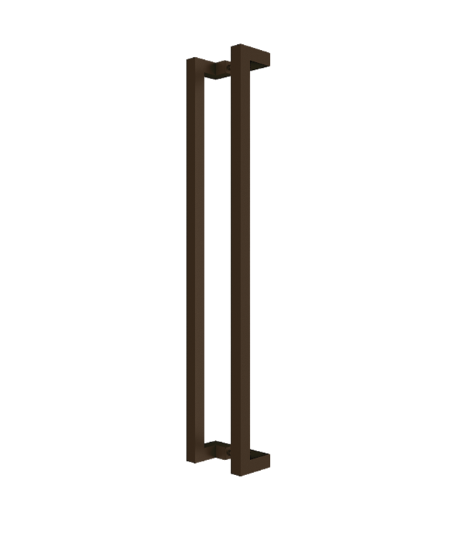 Stalen Binnendeur - Brons - 3 Vlaks - Mat glas*
