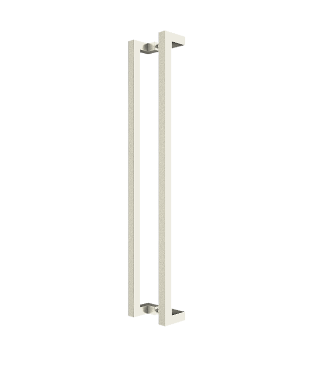 Stalen Binnendeur - Wit - 4 Vlaks rond - Matglas*