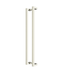 Stalen Binnendeur - Wit - 4 Vlaks rond - Matglas*