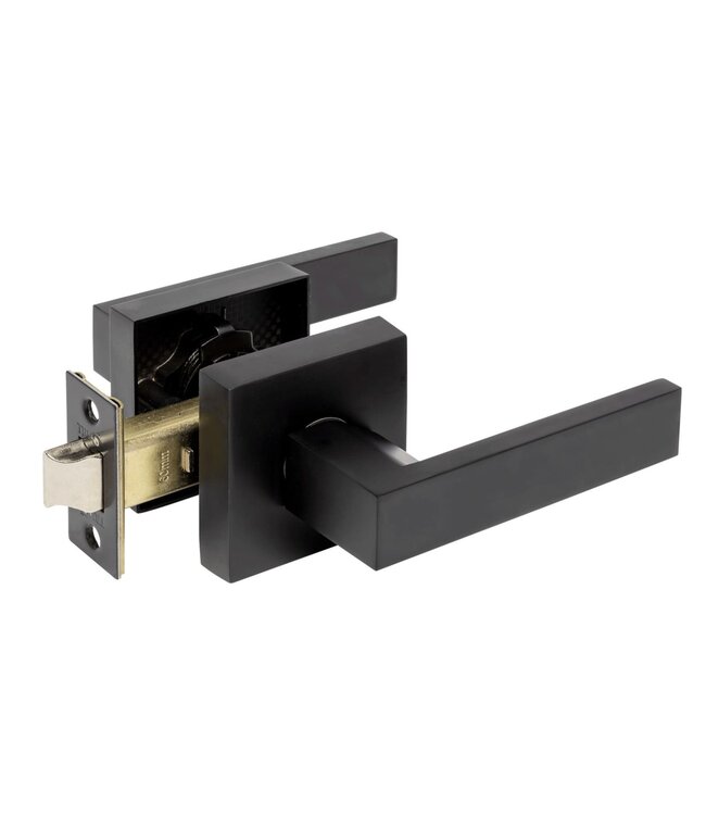 Stalen Binnendeur - Zwart - 6 Vlaks - Rook glas - Luxe design - Met slot*