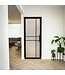 Stalen Binnendeur - Zwart - 6 Vlaks - Rook glas - Luxe design