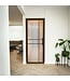 Stalen Binnendeur - Brons - 6 Vlaks - Helder glas - Luxe design