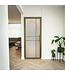 Stalen Binnendeur - Olijfgroen - 6 Vlaks - Mat glas - Luxe design