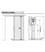 Stalen Schuifdeur met koofsysteem - Zwart - 5 Vlaks - Maatwerk - Mat glas
