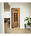 OUTLET: Stalen Binnendeur - 6 Vlaks - Brons - Brons rook glas - Met slot
