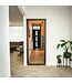 OUTLET: Stalen Binnendeur - 3 Vlaks - Brons - Helder glas - Met slot