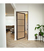 OUTLET: Stalen Binnendeur - Brons - 4 Vlaks - Mat glas
