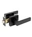 OUTLET: Stalen Binnendeur - Zwart - 3 Vlaks - Mat glas - Met slot