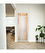 Stalen Binnendeur - Wit - 5 Vlaks rond - Helder glas*