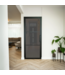 OUTLET: Stalen Binnendeur - Zwart - 3 Vlaks - 231,5 x 93 - helder glas - Luxe design - Rechtsdraaiend