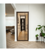 OUTLET: Stalen Binnendeur - Brons - 6 Vlaks - 231,5 x 83,0 - Licht brons rookglas - Luxe design
