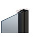 OUTLET: Dubbele stalen taatsdeur 2390x1807mm - Zwart - 6 Vlaks - Helder glas - Luxe design