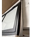 OUTLET: Stalen Binnendeur - Zwart - 3 Vlaks - 201,5 x 78,3 - Helder glas - Luxe design  - Linksdraaiend